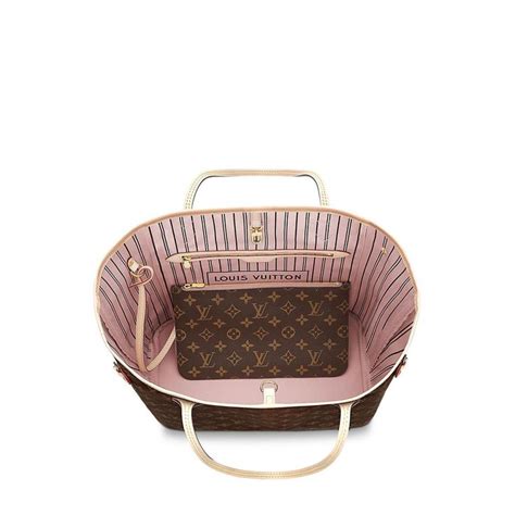 louis vuitton pink denim neverfull|Louis Vuitton Neverfull pink lining.